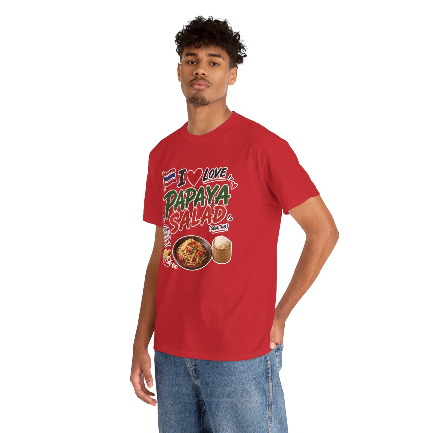 I Love Papaya Salad Unisex Tee