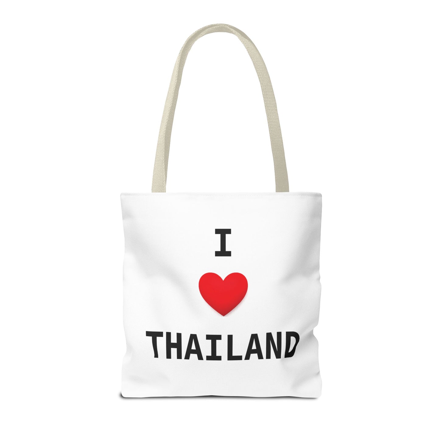 I heart Thailand with Thailand flag Tote Bag (AOP)