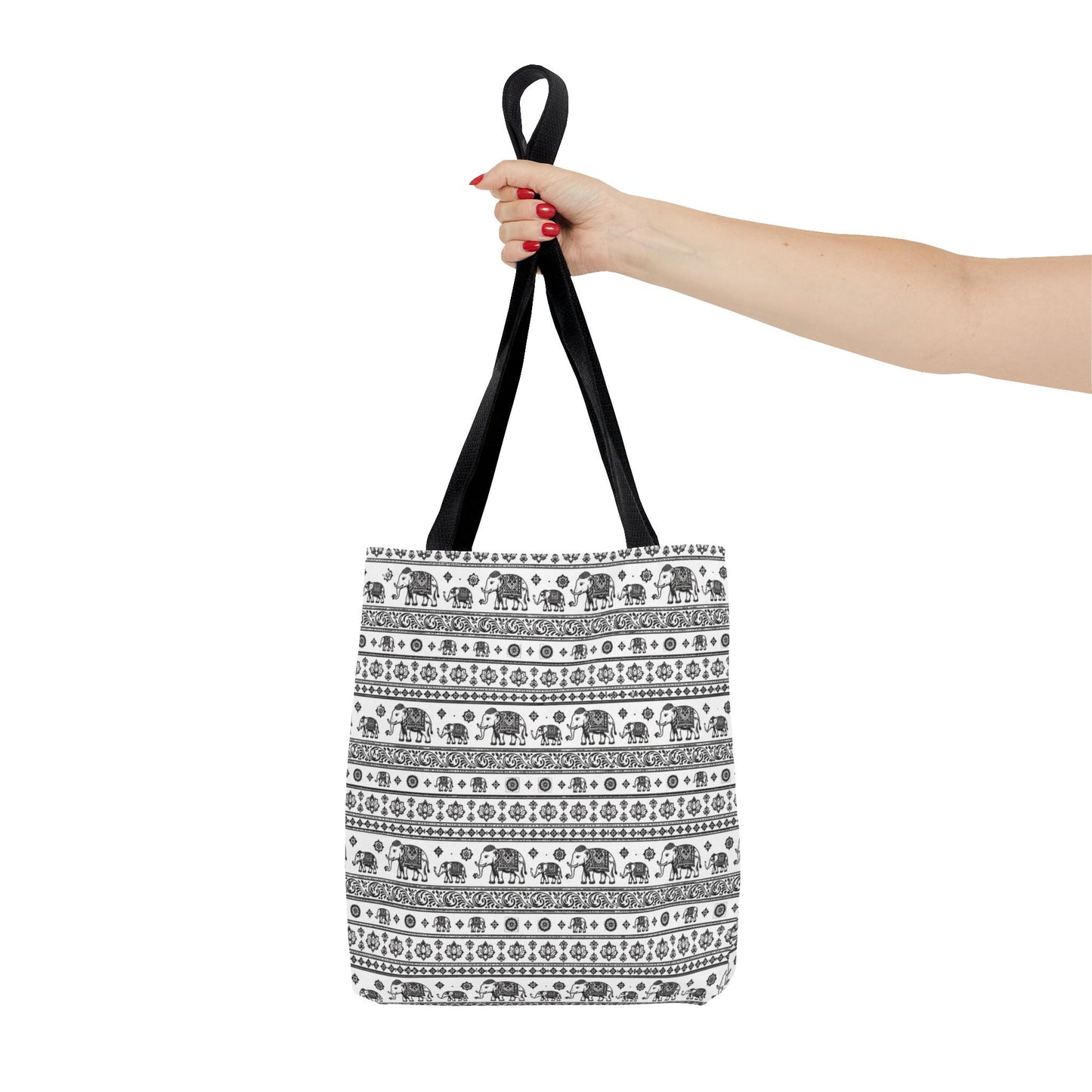 Thai Elephant Tote Bag - Patterned AOP