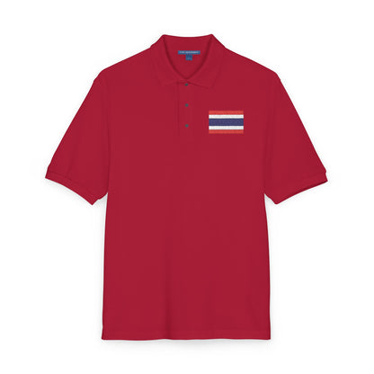 Thailand Flag Polo Shirt (Embroidery)