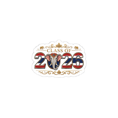Class of 2026(Elephant) Kiss-Cut Stickers