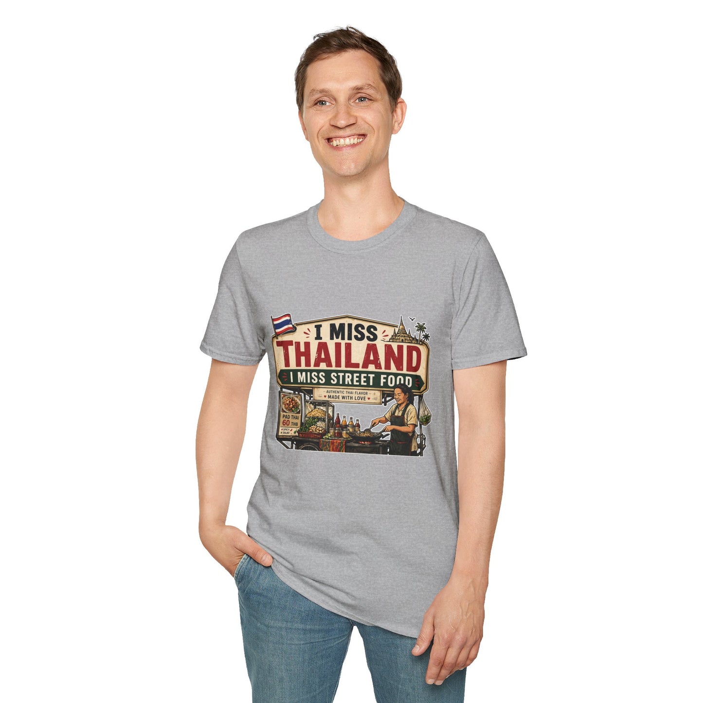 I Miss Thailand I Miss Street Food Unisex SoftStyle Tee