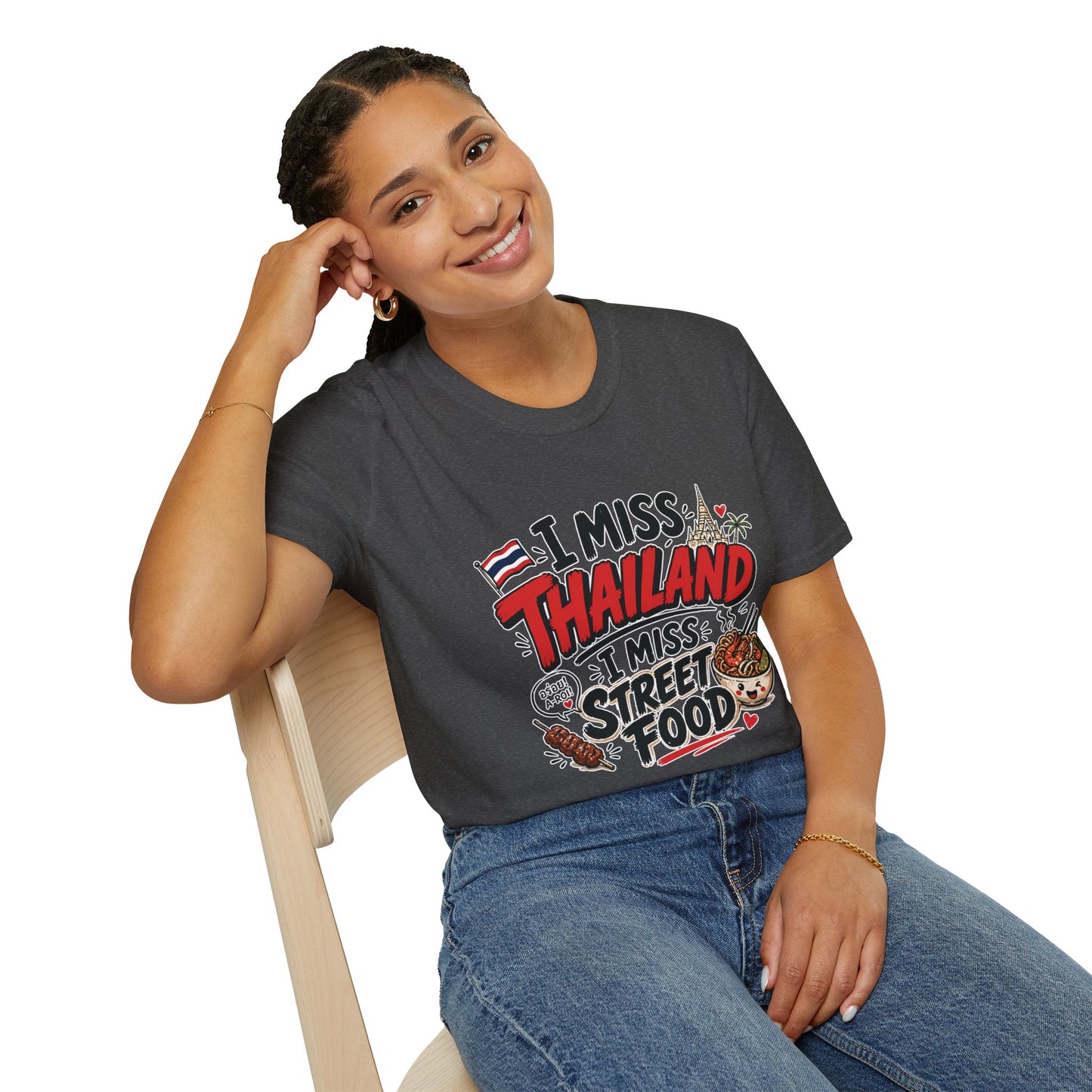 I Miss Thailand I Miss Street Food Unisex SoftStyle Tee