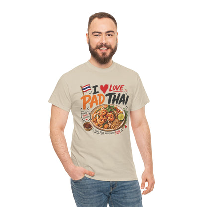 I Love Pad Thai Unisex Heavy Cotton Tee