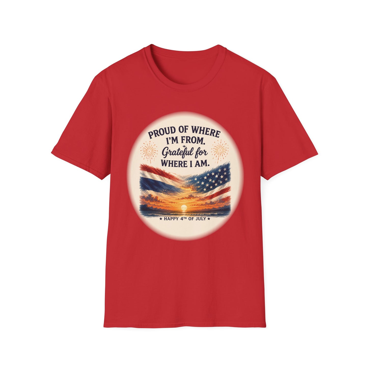Proud of Where I'm From, Grateful for Where I am tee