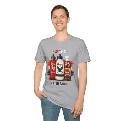 Red, White & Fish Sauce Tee