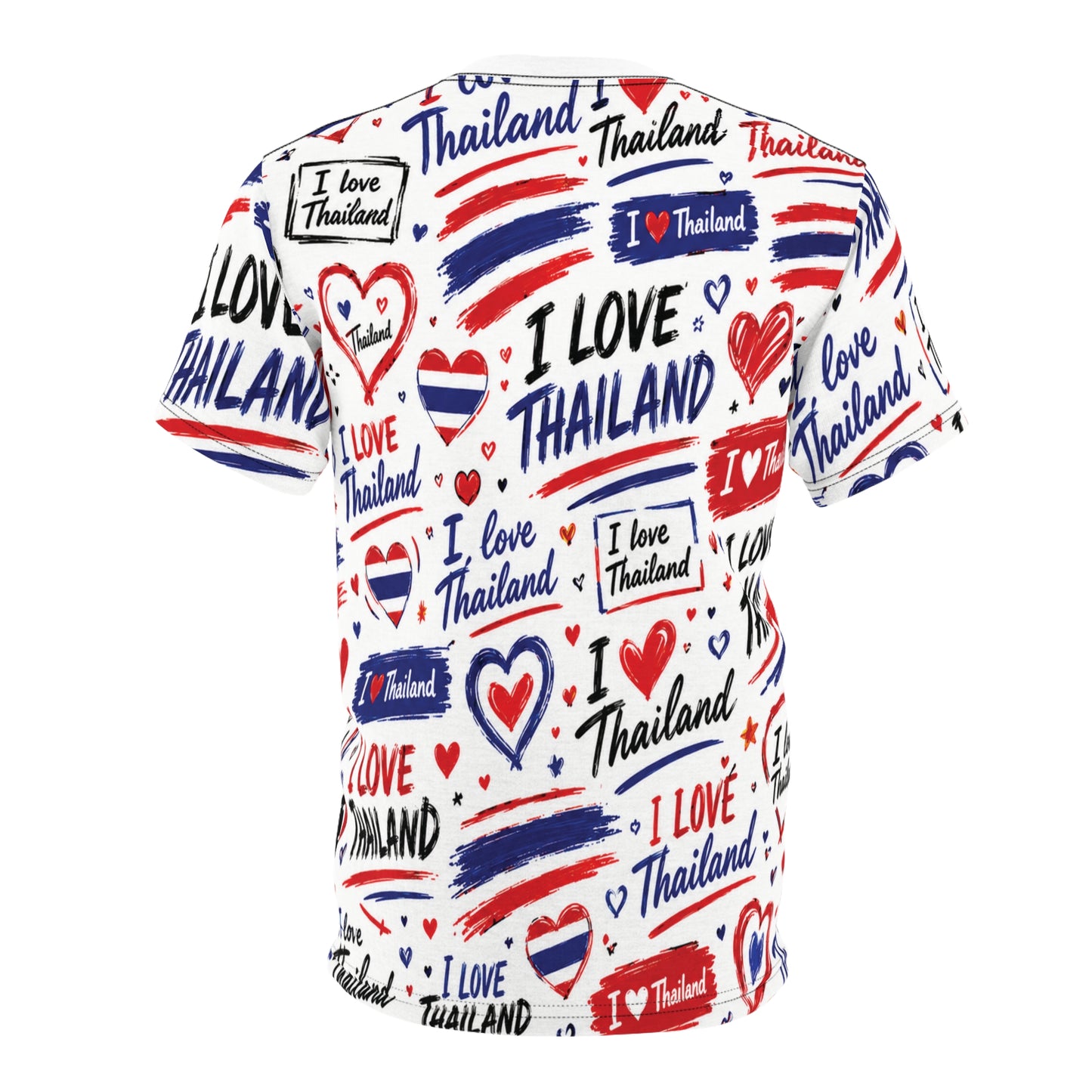 I Love Thailand Unisex Cut & Sew Tee (AOP)