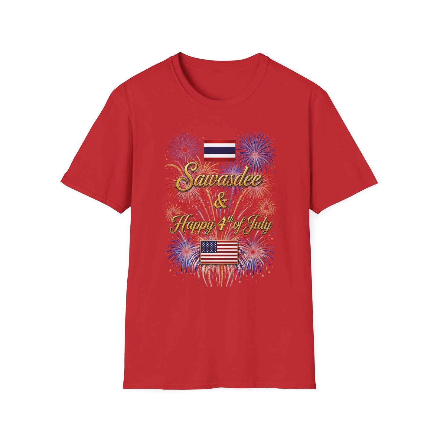 Sawasdee & Happy 4th of July Tee