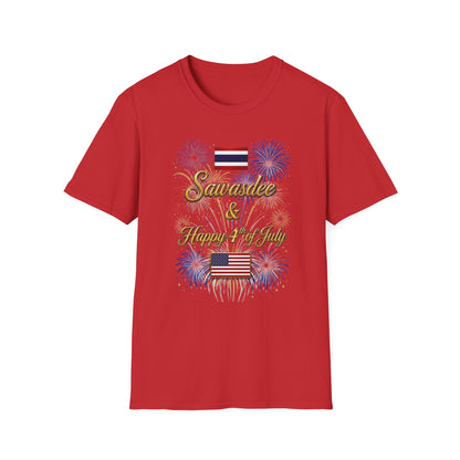Sawasdee & Happy 4th of July Tee