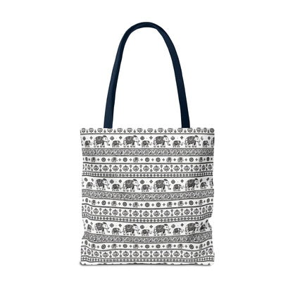 Thai Elephant Tote Bag - Patterned AOP