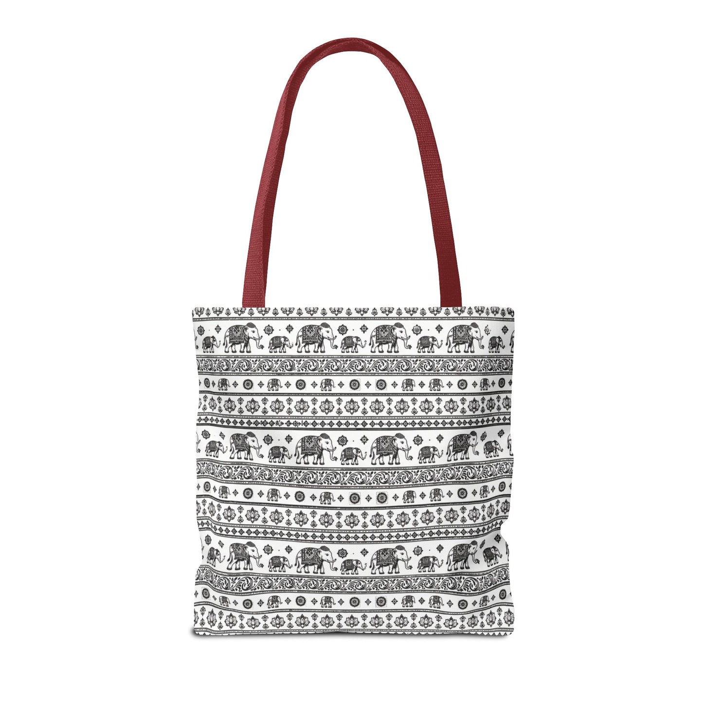 Thai Elephant Tote Bag - Patterned AOP