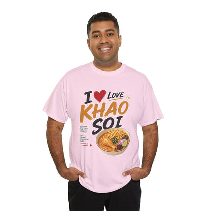 I Love Khao Soi Unisex Heavy Cotton Tee