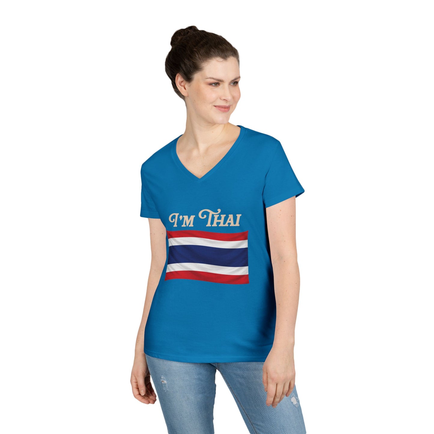 I’m Thai, Of Course I Speak Thailish V-Neck Tee
