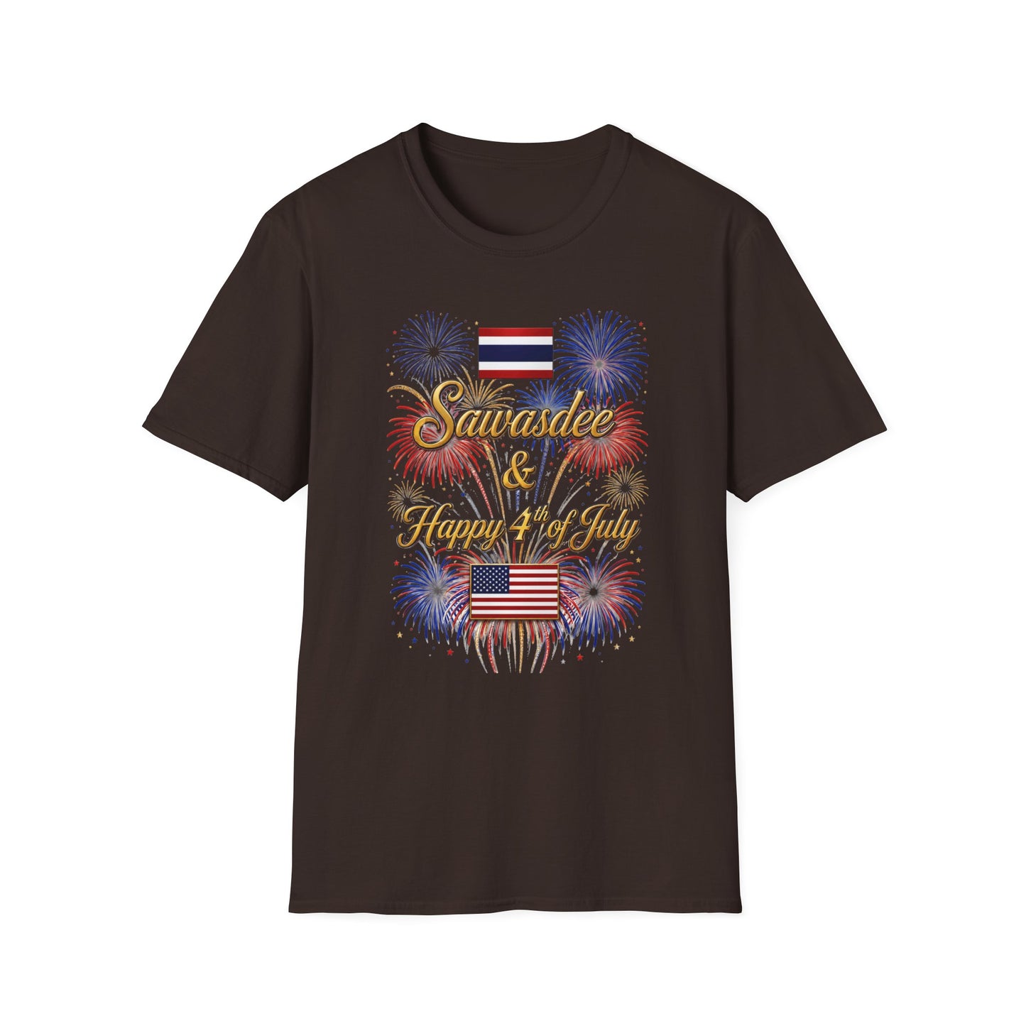 Sawasdee & Happy 4th of July Tee