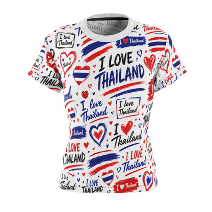 I Love Thailand Women's Cut & Sew Tee (AOP)