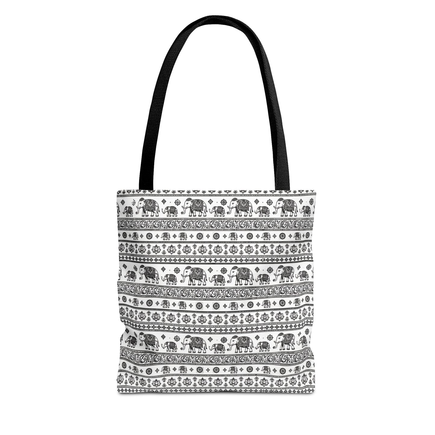 Thai Elephant Tote Bag - Patterned AOP