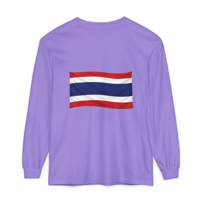 Thailand Flag (back only) Long Sleeve T-Shirt