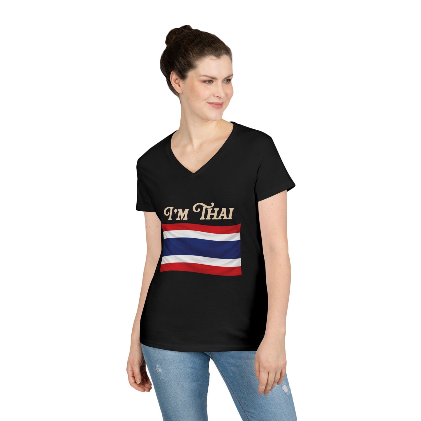 I’m Thai, Of Course I Speak Thailish V-Neck Tee
