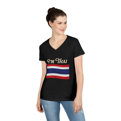 I’m Thai, Of Course I Speak Thailish V-Neck Tee