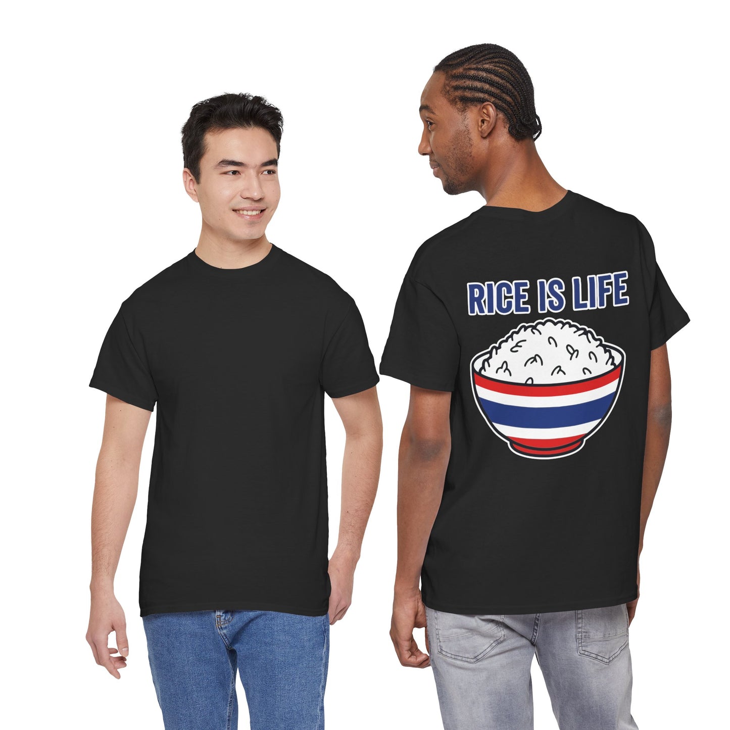 Rice is Life (Back) Heavy Cotton Tee