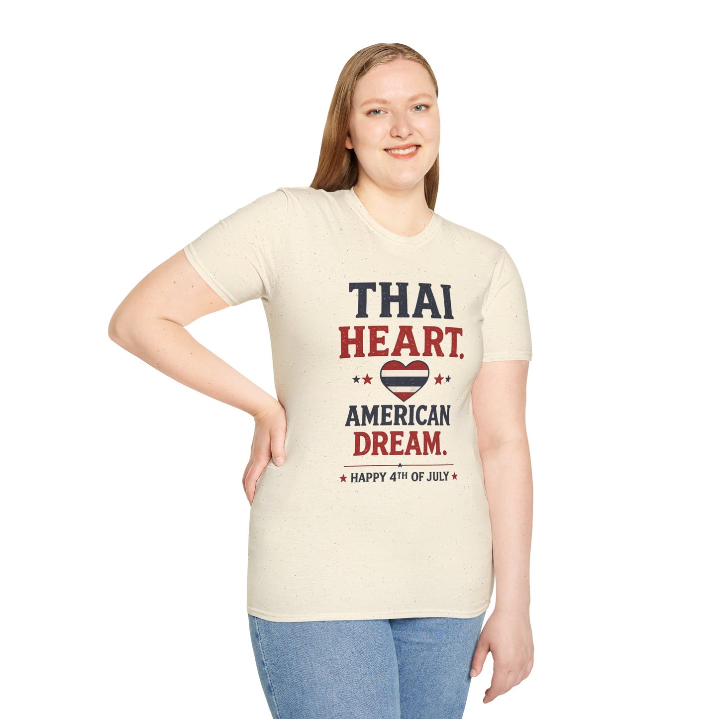 Thai Heart. American Dream. 4th of July Unisex Tee