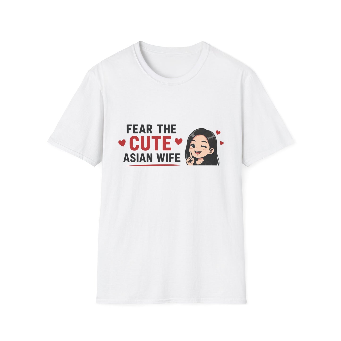 Fear The Cute Asian Wife Softstyle T-Shirt