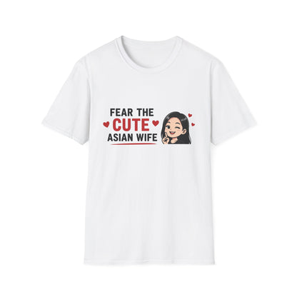 Fear The Cute Asian Wife Softstyle T-Shirt