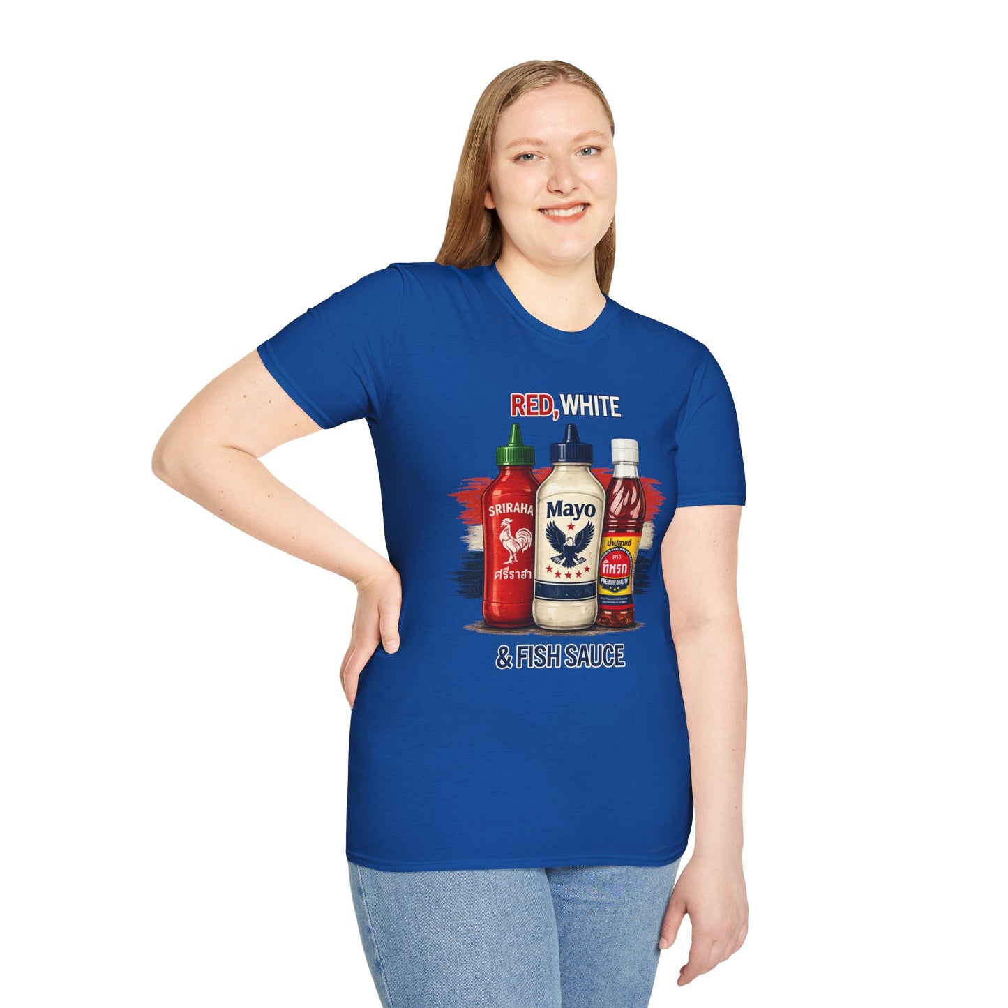 Red, White & Fish Sauce Tee
