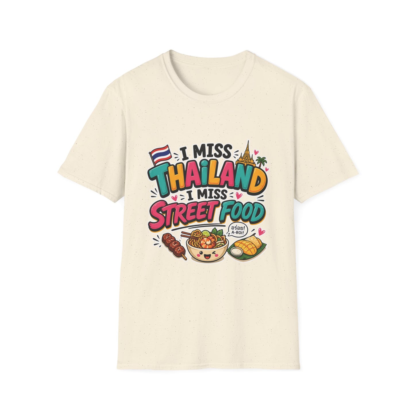 I Miss Thailand I Miss Street Food Unisex Softstyle T-Shirt