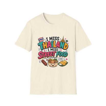 I Miss Thailand I Miss Street Food Unisex Softstyle T-Shirt