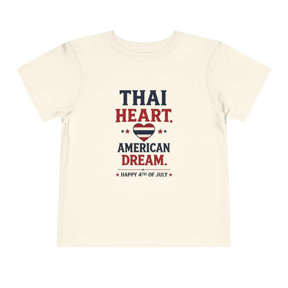 Thai Heart, American Dream 4th of July Toddler Kids Tee