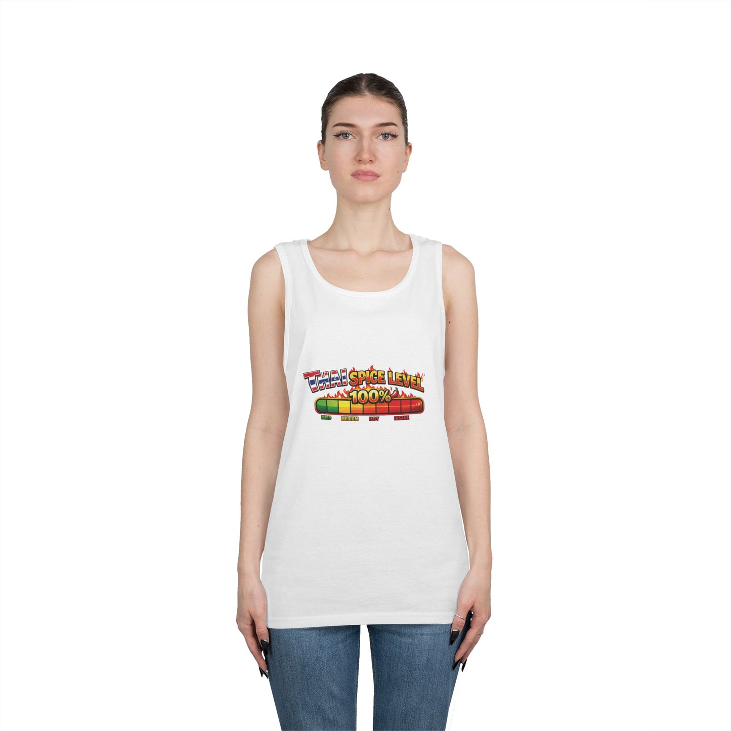 Thai spice level 100% Unisex Tank Top