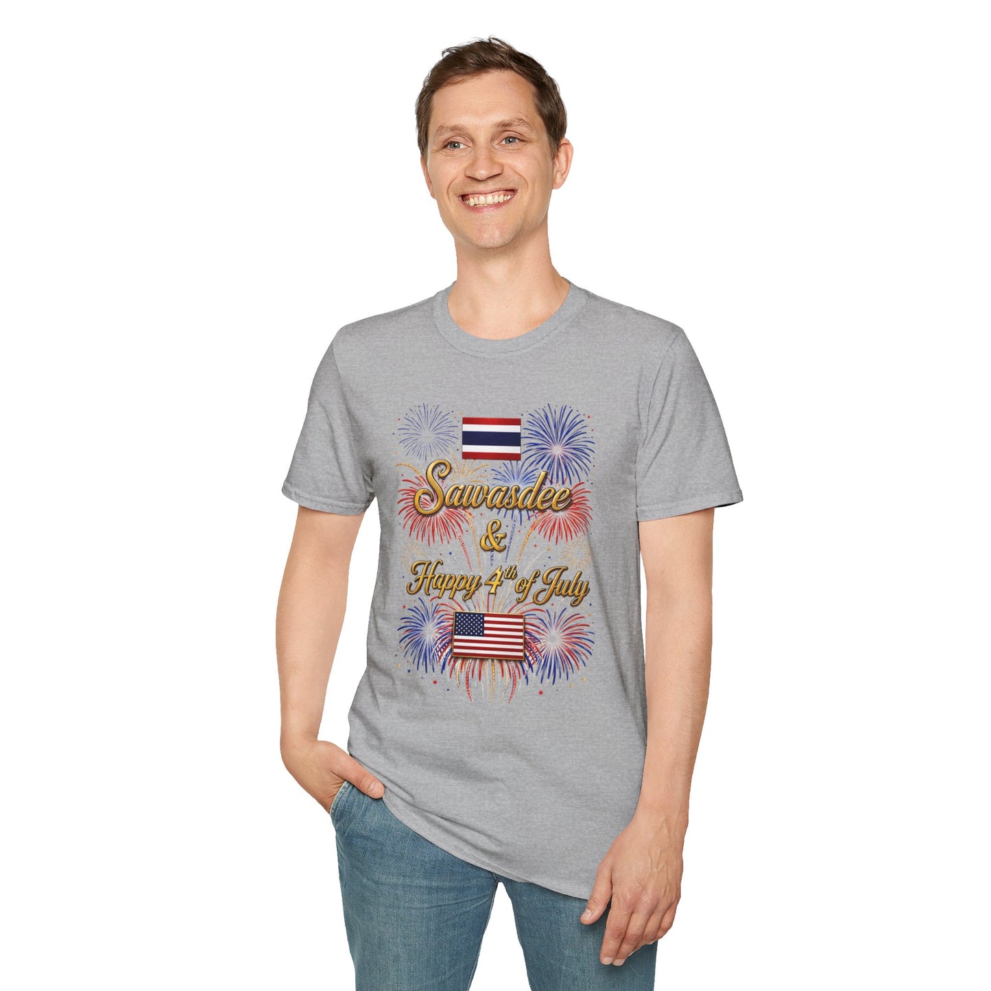 Sawasdee & Happy 4th of July Tee