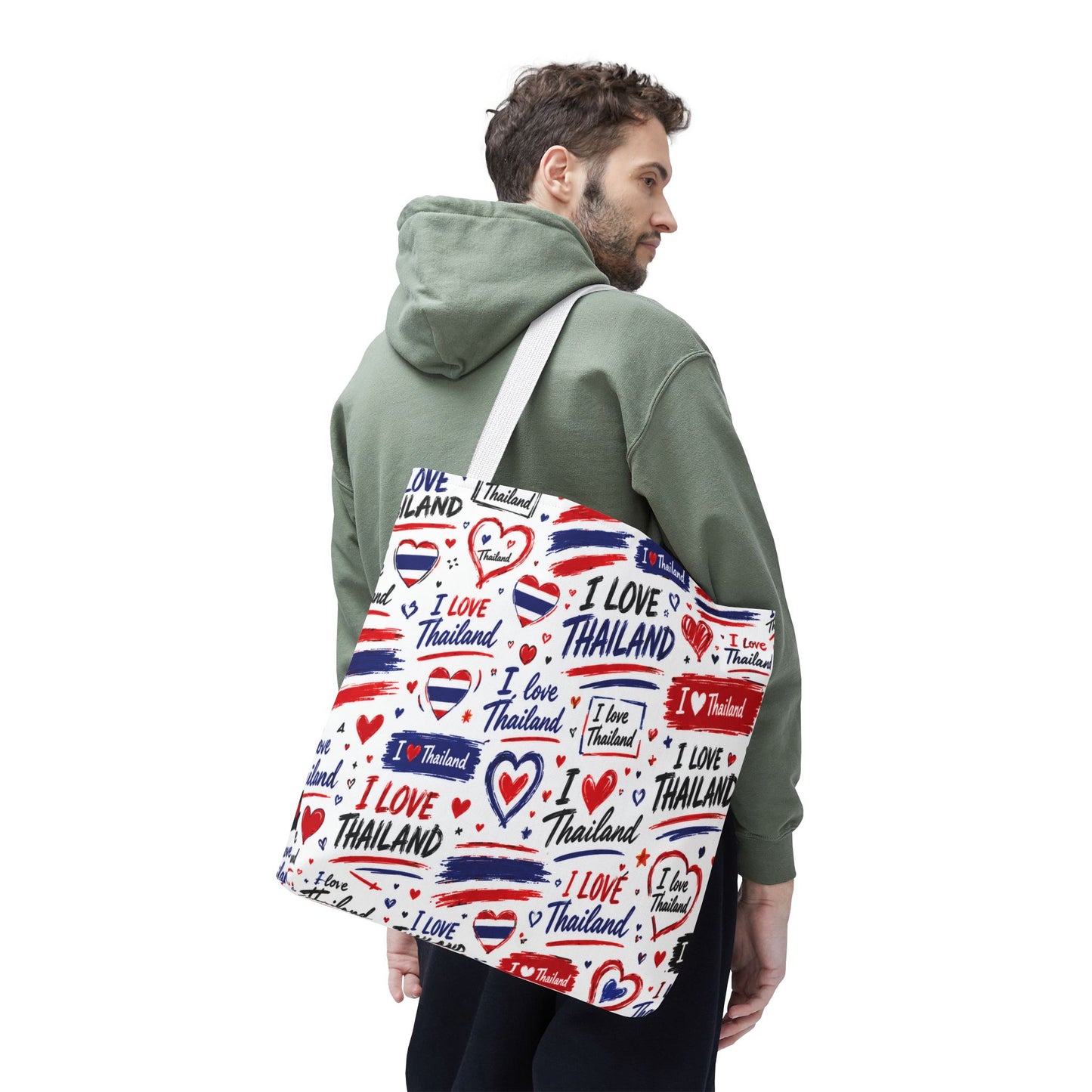 I love Thailand Tote Bag Wide Bottom