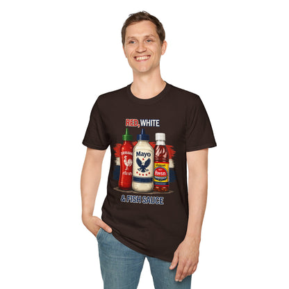 Red, White & Fish Sauce Tee