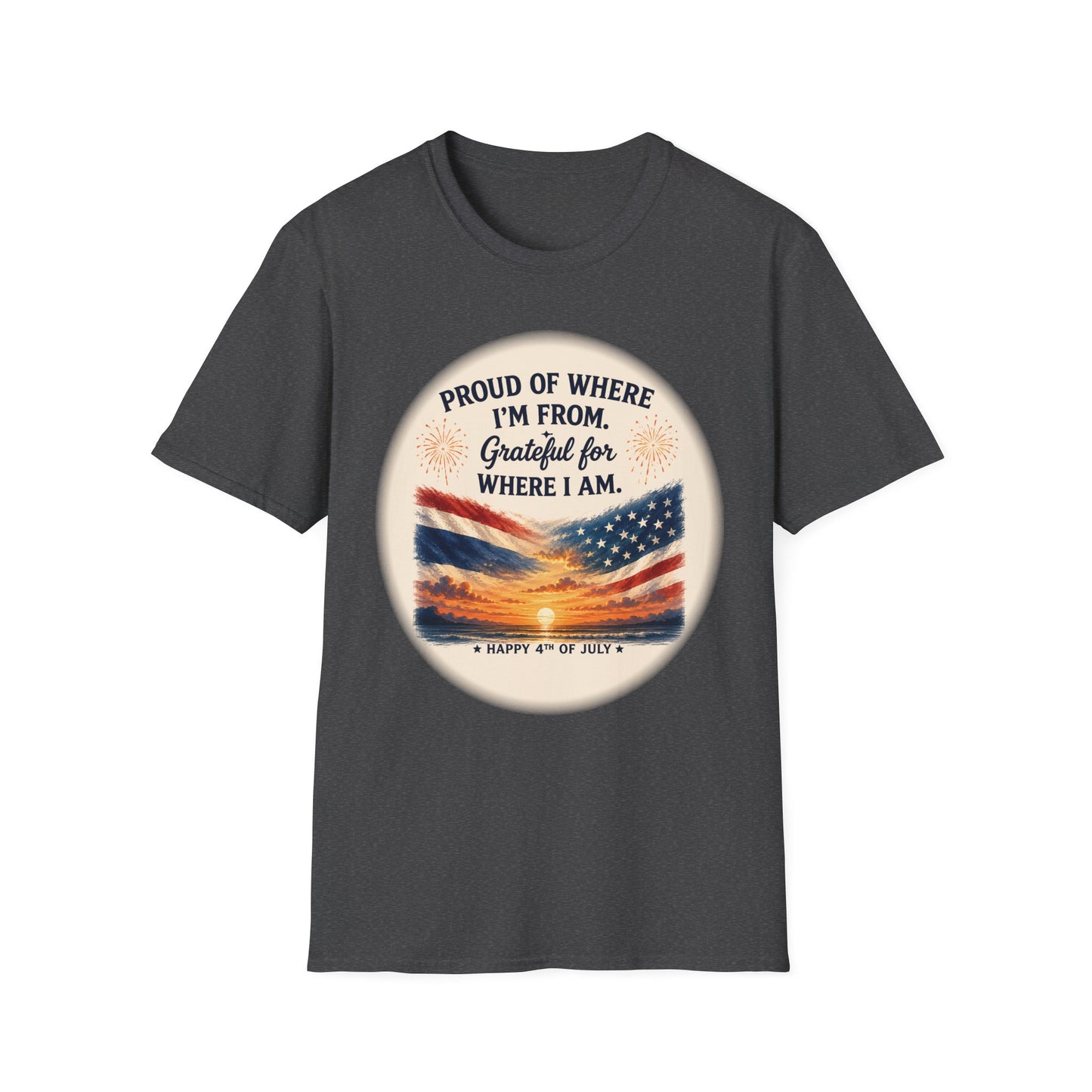 Proud of Where I'm From, Grateful for Where I am tee