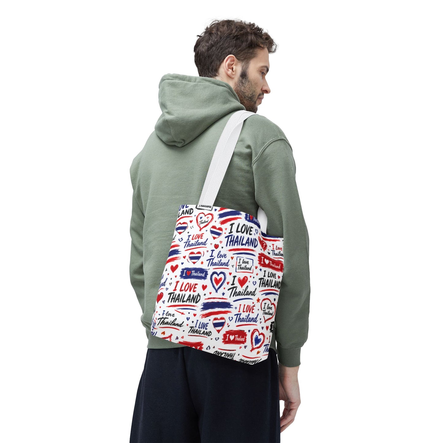 I love Thailand Tote Bag Wide Bottom