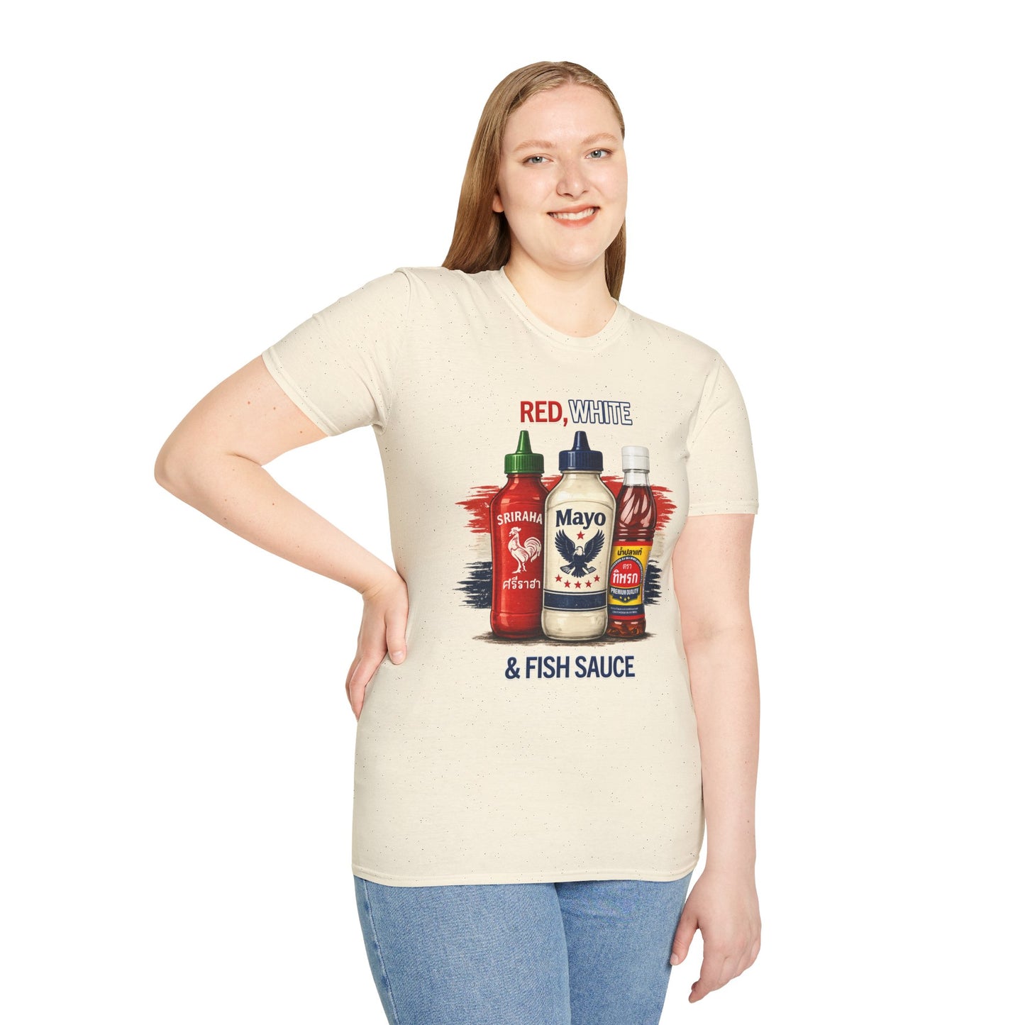 Red, White & Fish Sauce Tee