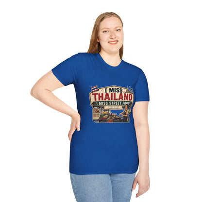 I Miss Thailand I Miss Street Food Unisex SoftStyle Tee