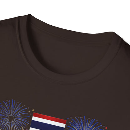 Sawasdee & Happy 4th of July Tee