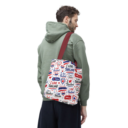 I love Thailand Tote Bag Wide Bottom