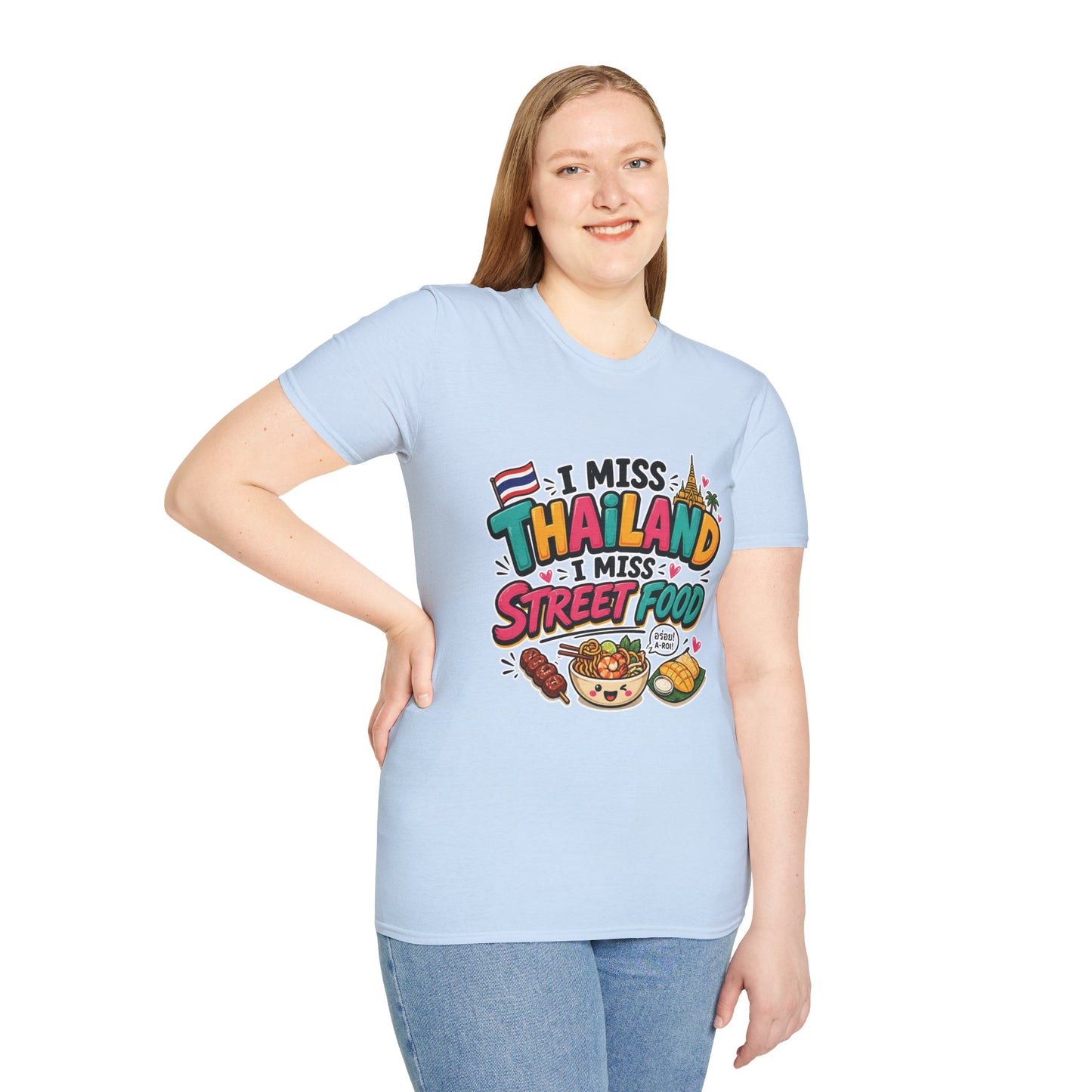 I Miss Thailand I Miss Street Food Unisex Softstyle Tee