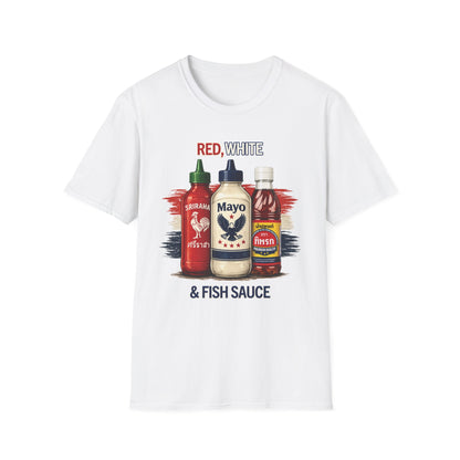 Red, White & Fish Sauce Unisex SoftStyle Tee