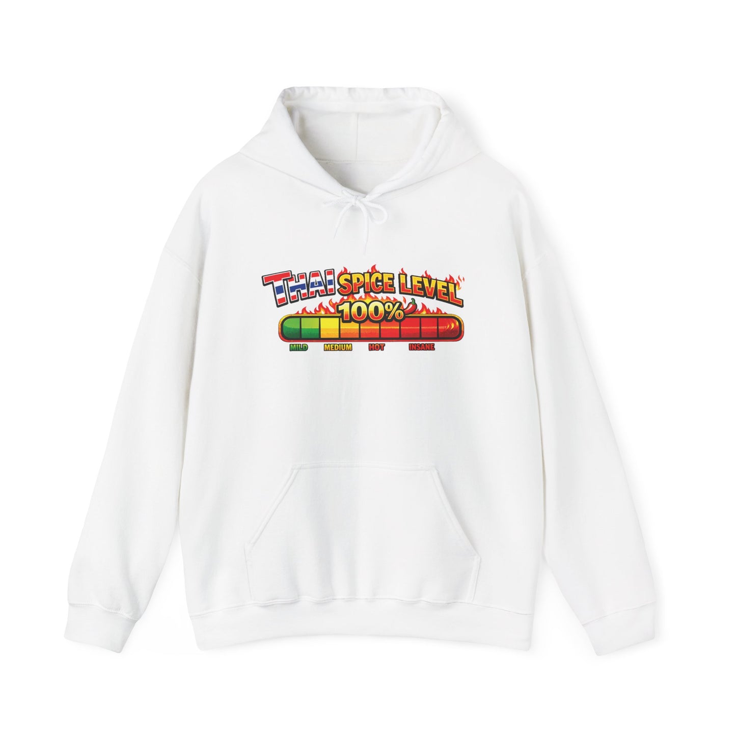 Thai Spice Level 100% Men Hooded Sweatshirt