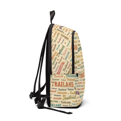 Thailand Pattern Backpack Vintage Travel Print Daypack