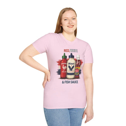 Red, White & Fish Sauce Unisex SoftStyle Tee
