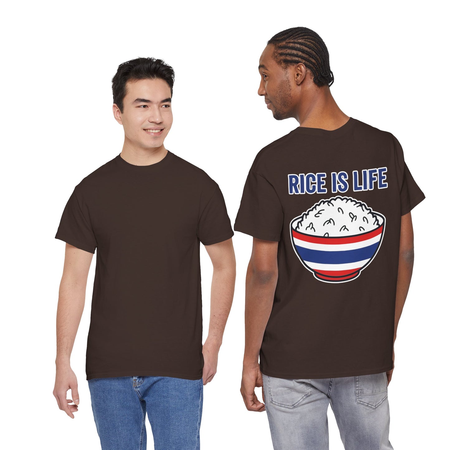 Rice is Life (Back) Heavy Cotton Tee