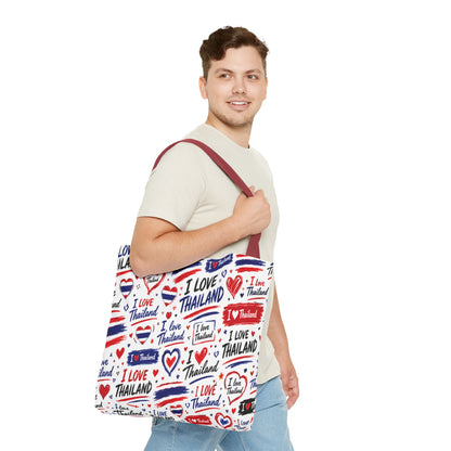 I love Thailand Tote Bag Wide Bottom