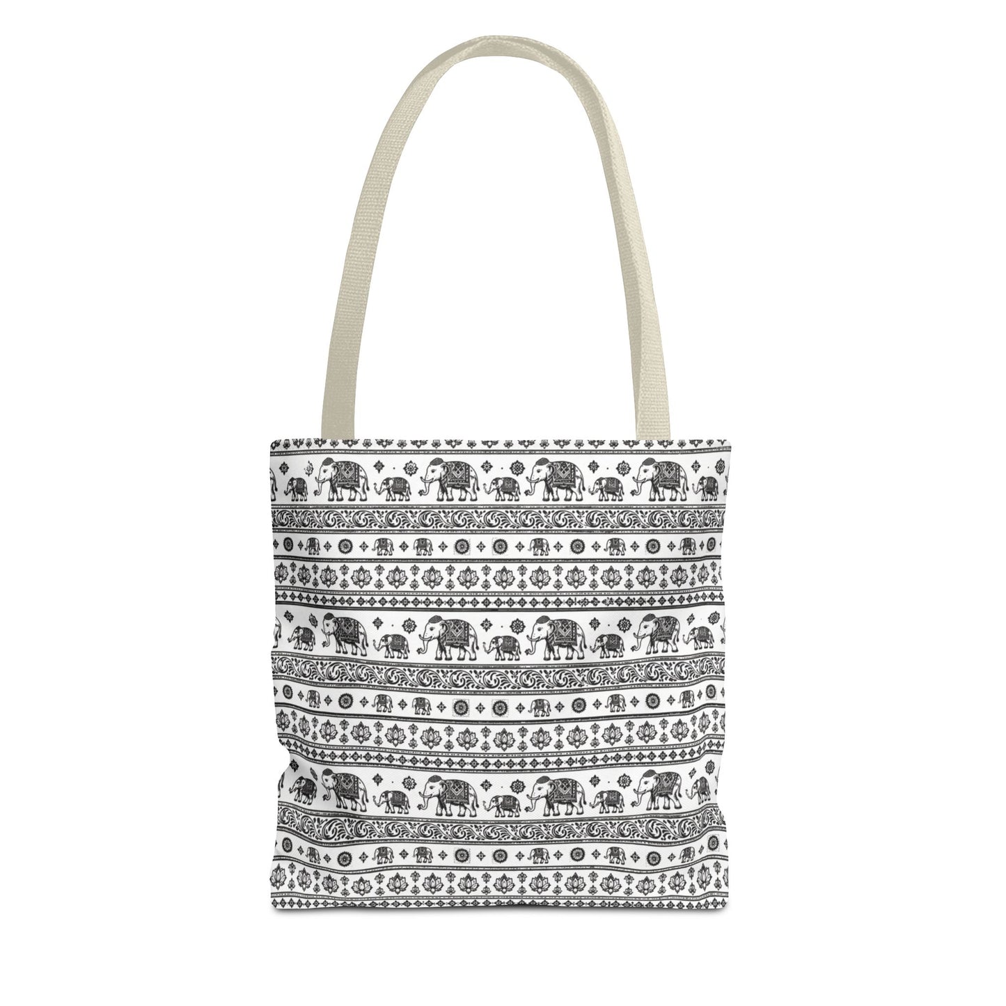 Thai Elephant Tote Bag - Patterned AOP