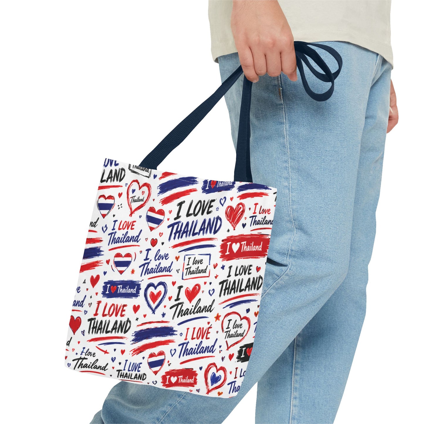 I love Thailand Tote Bag Wide Bottom